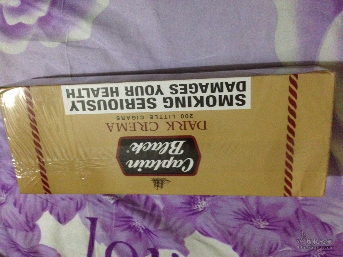 大神来鉴别 美国captain black巧克力黄帆船长 - 香烟漫谈 - 烟悦网