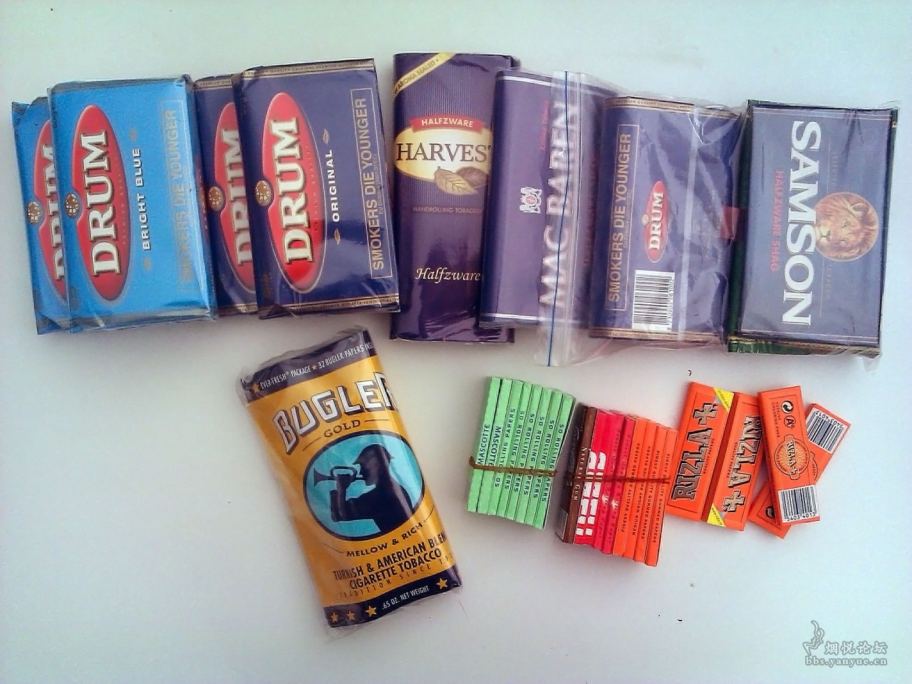 年货到啦~喇叭手果然神品! - 手卷烟 - 烟悦网论坛