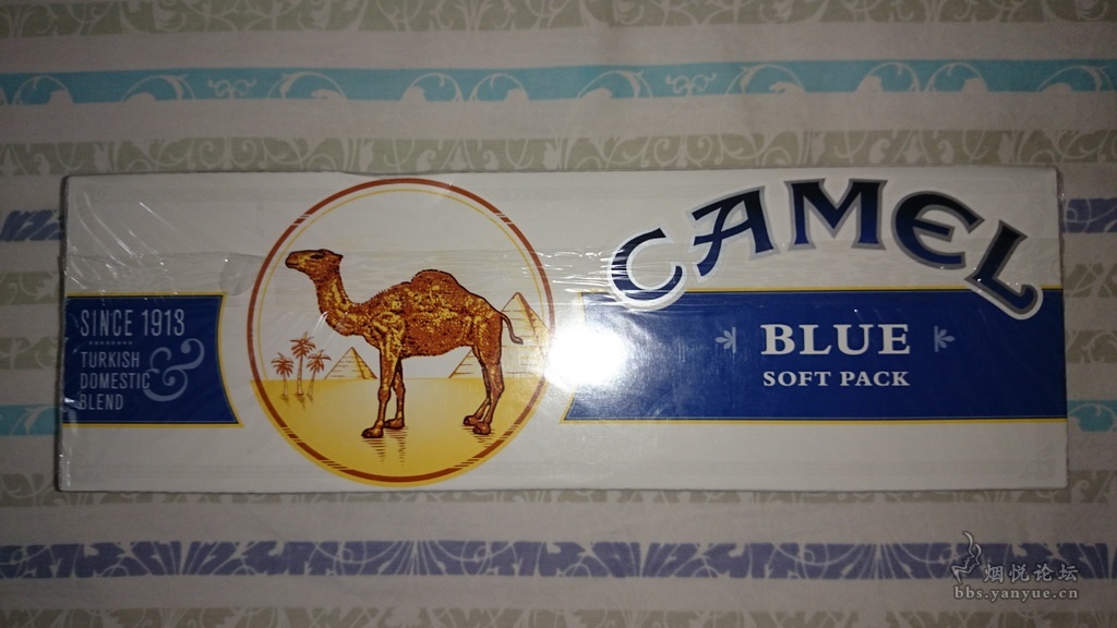 又弄到一条美产软蓝骆驼 - 香烟漫谈 - 烟悦网论坛