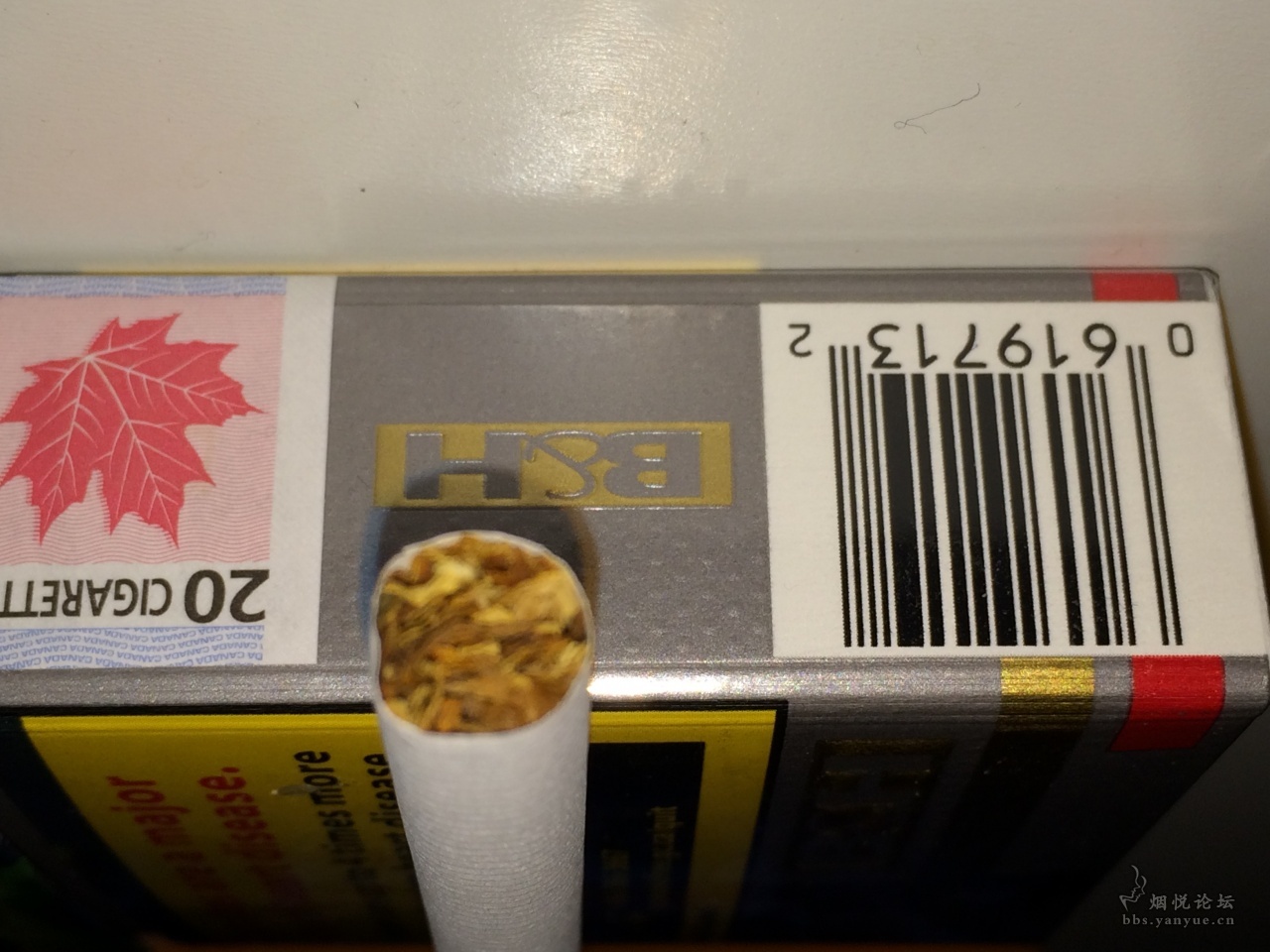 加拿大Benson gold香烟 - 香烟漫谈 - 烟悦网论坛