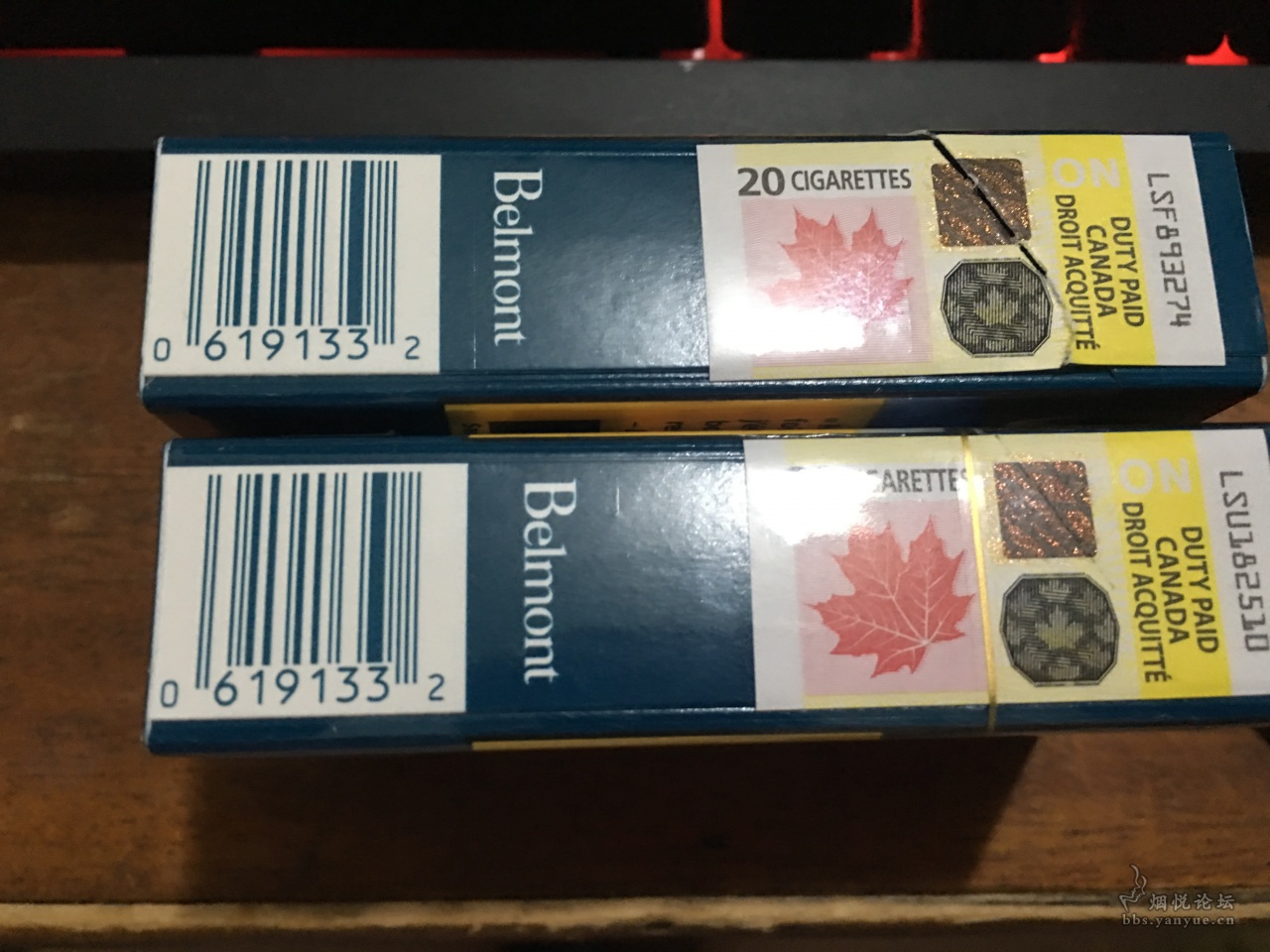 加拿大新改款belmont ! - 香烟漫谈 - 烟悦网论坛