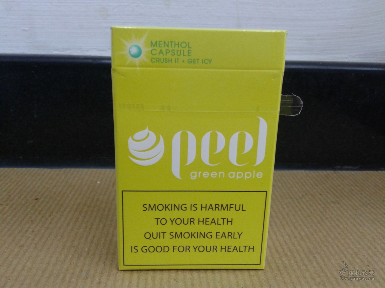新版苹果味peel爆珠 - 香烟漫谈 - 烟悦网论坛