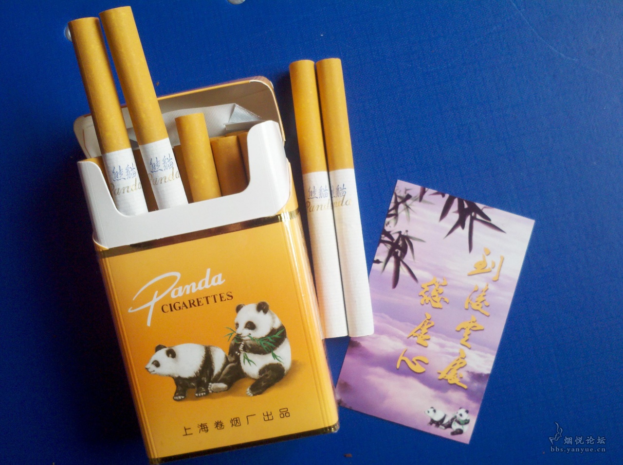 熊猫硬时代的烟卡