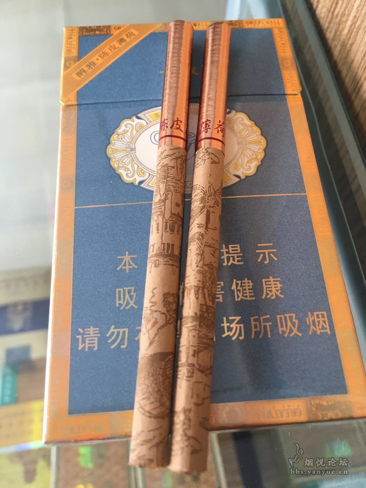 无意间开了包长城醇雅烟支超好看