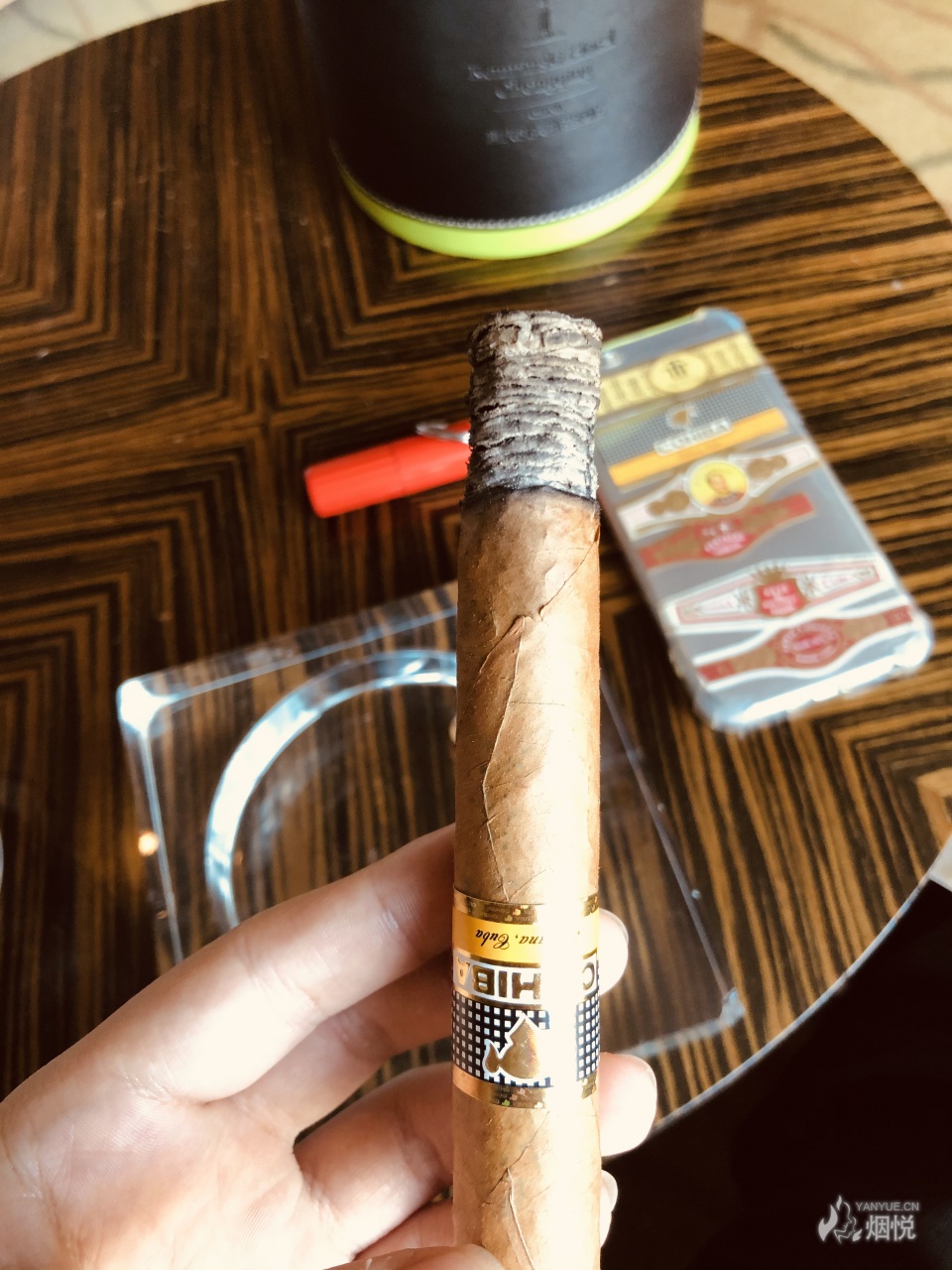 出差灰茄—高希霸世纪四iv - 雪茄交流 - 烟悦网论坛