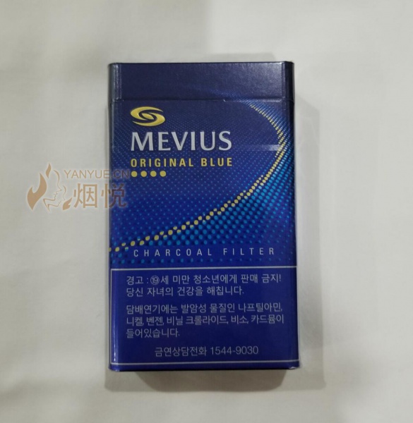 MEVIUS ORIGINAL BLUE(Korea Duty Free) 香烟正品价格表，真伪鉴别口感评测各地价格多少钱 [香烟信息-烟悦网]