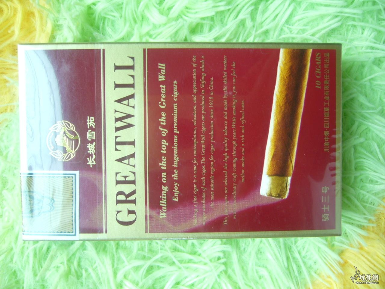 晒晒长城雪茄骑士3号