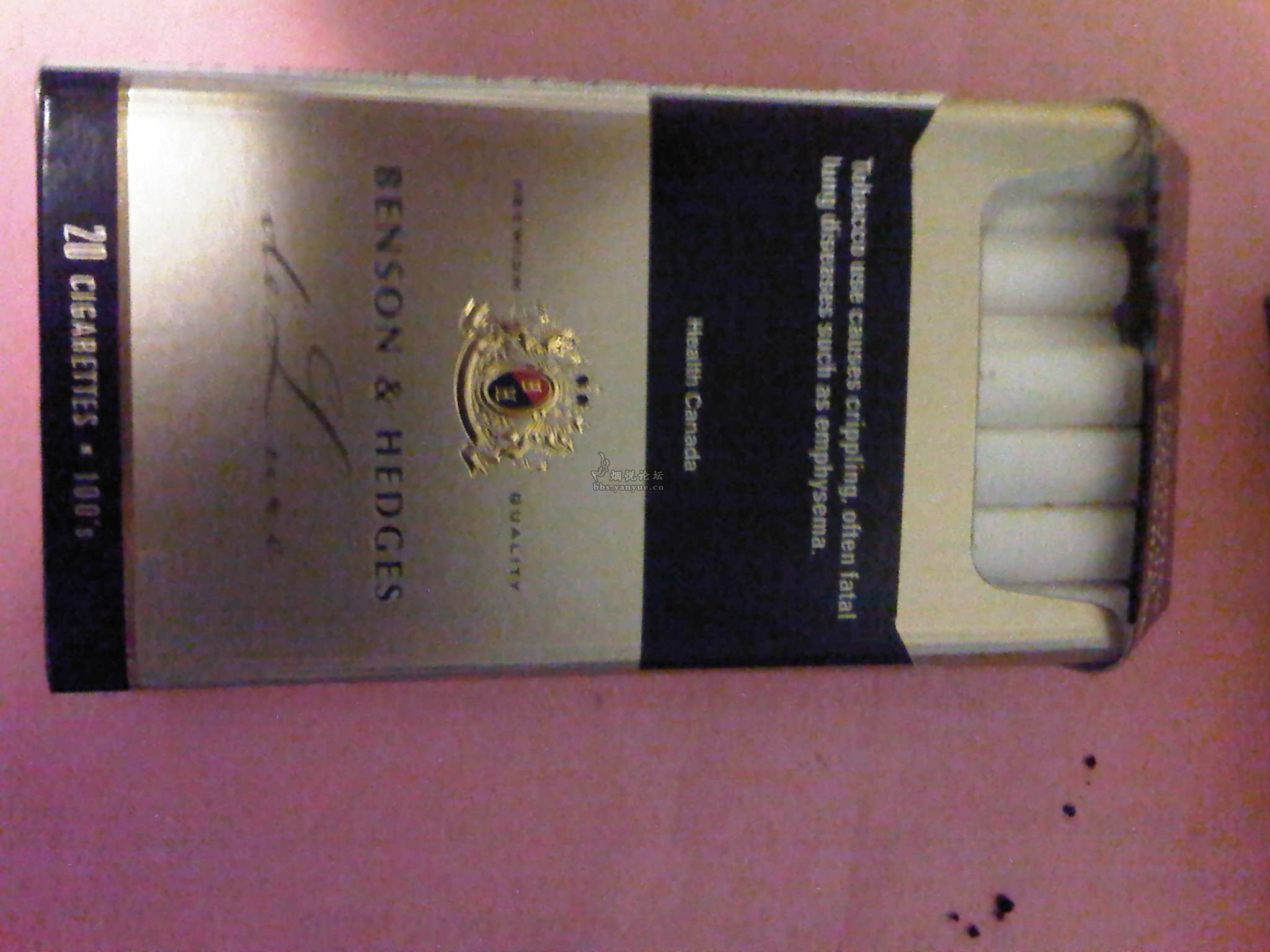 Experimente El Rico Sabor Del Tabaco Benson & Hedges Hoy Mismo