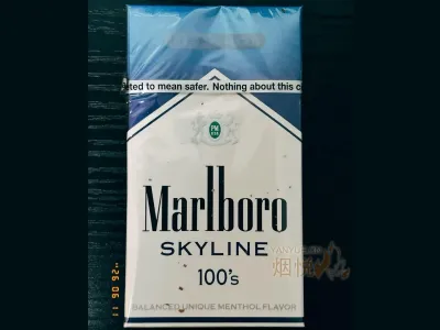 marlboro skyline cigarettes Gold Pack Lights Box spun cotton (unless otherwise noted) 30/1 fine knit jersey Marlboro Skyline 100's(US) [-]