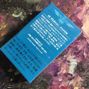 美国精神绿松石硬12mg香烟 咬肌撕裂者——日税浅蓝精神12mg american